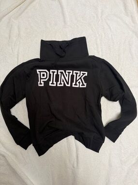 PINK Victoria's Secret Black Pullover Hoodie